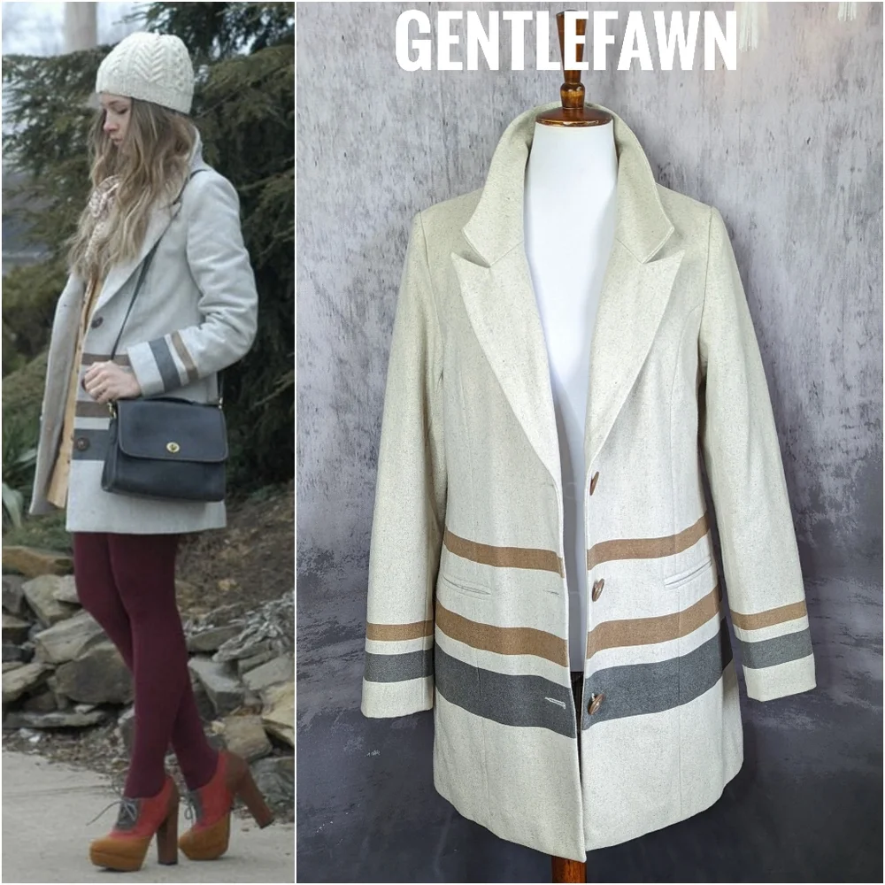 Anthropologie Gentle Fawn Storm Coat, size Large, multi color, faux fur - Picture 12 of 16
